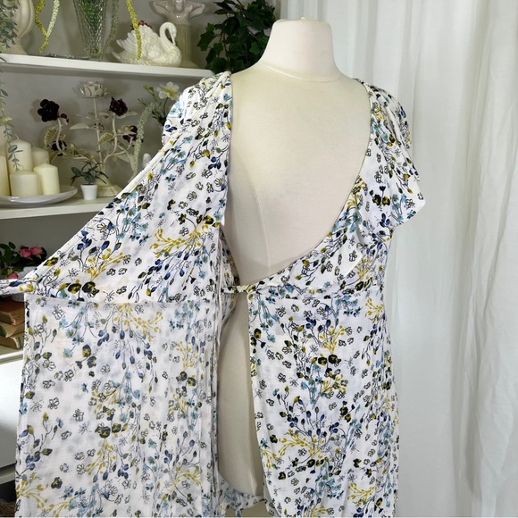 Free People French Quarter Printed Wrap Mini Dress - Picture 10 of 15